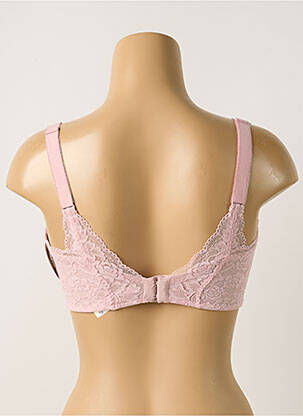 Soutien-gorge effet matière satinée haut soutien-gorge moulé rose AUBADE femme