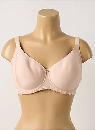 Soutien-gorge effet matière satinée haut soutien-gorge moulé chair AUBADE femme