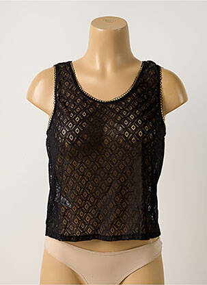 Top/caraco tissage dentelle noir SIMONE X SIMONE PÉRÈLE femme