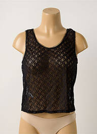 Top/caraco légère et transparente noir SIMONE X SIMONE PÉRÈLE femme