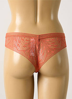Culotte tissage dentelle orange PASSIONATA femme