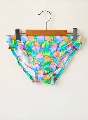 Slip de bain tissage satiné bleu SPEEDO garçon