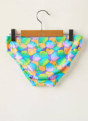 Slip de bain tissage satiné bleu SPEEDO garçon