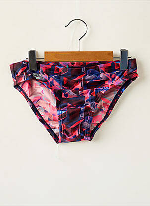 Slip de bain tissage satiné violet SPEEDO garcon