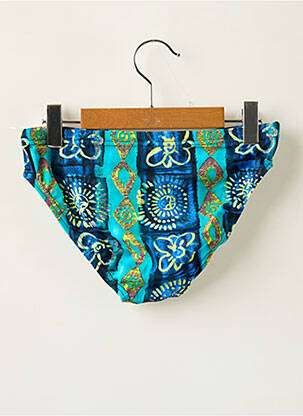 Slip de bain tissage satiné bleu SPEEDO garçon