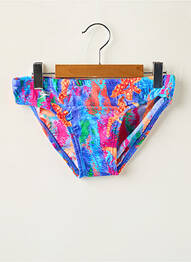 Slip de bain tissage satiné bleu SPEEDO garcon