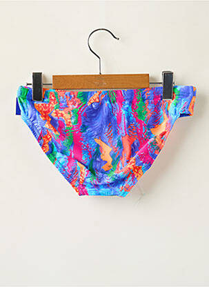 Slip de bain tissage satiné bleu SPEEDO garçon