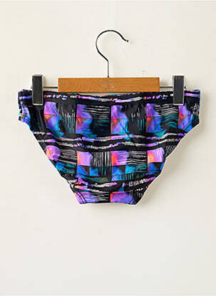 Slip de bain tissage satiné noir SPEEDO garçon