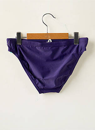 Slip de bain tissage satiné bleu SPEEDO garçon
