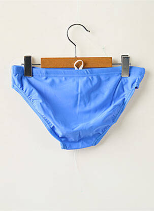 Slip de bain tissage satiné bleu SPEEDO garçon