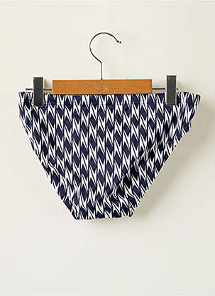 Slip de bain tissage satiné bleu SPEEDO garçon