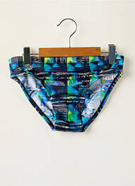 Slip de bain tissage satiné bleu SPEEDO garcon