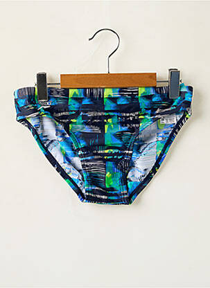 Slip de bain tissage satiné bleu SPEEDO garcon