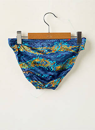 Slip de bain tissage satiné bleu SPEEDO garcon