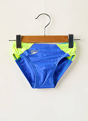 Slip de bain tissage satiné bleu SPEEDO garçon