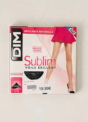 Collants noir DIM pour femme