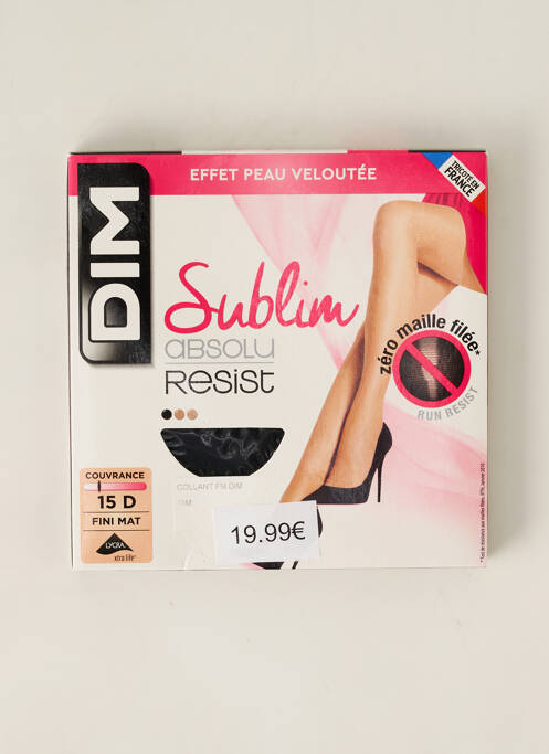 Collants noir DIM pour femme