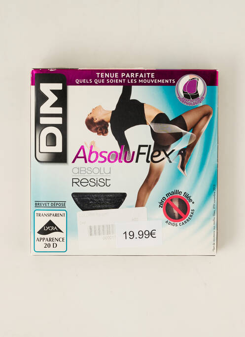 Collants noir DIM pour femme