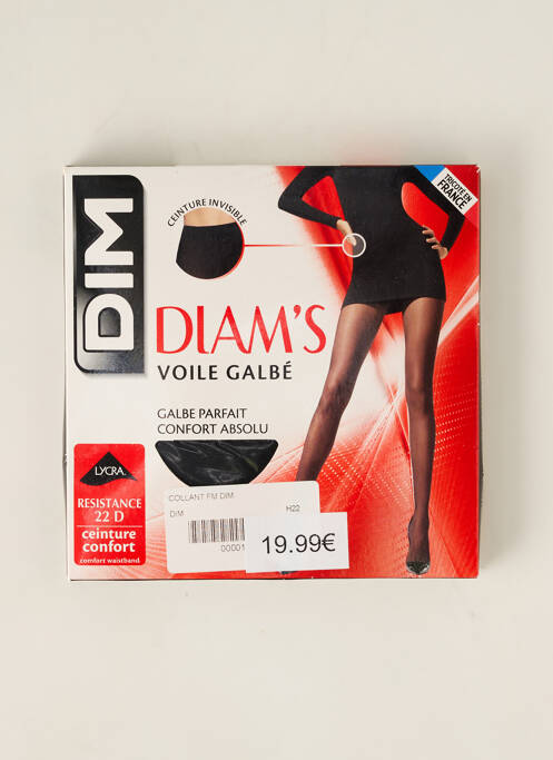 Collants noir DIM pour femme