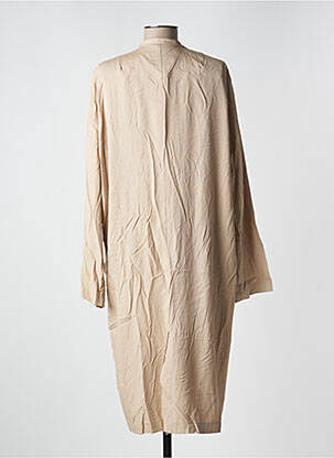 Trench tissage popeline sans capuche beige GRACE & MILA femme