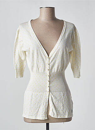 Gilet manches longues manches 3/4 jaune CHILLI PEPPER femme