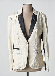 Blazer col châle beige KAPORAL femme
