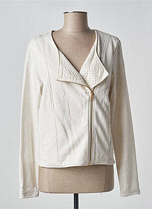 Veste casual poches beige MARIE-SIXTINE femme