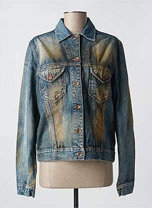 Veste casual poches bleu TEDDY SMITH femme