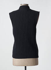 Gilet sans manche noir KNITWEAR pour femme seconde vue