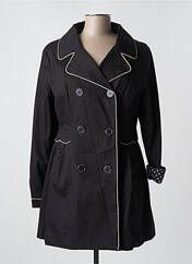 Trench noir YUMI pour femme seconde vue