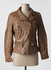 Veste en cuir marron OAKWOOD pour femme seconde vue