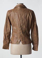 Veste en cuir marron OAKWOOD pour femme seconde vue