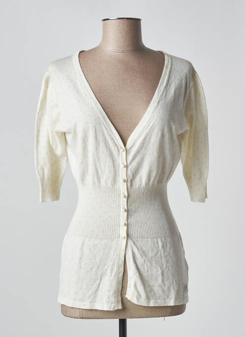 Gilet manches longues manches 3/4 jaune CHILLI PEPPER femme