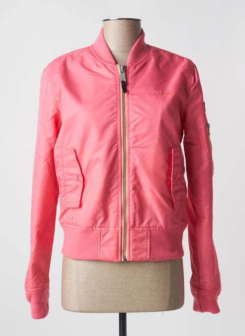 Blouson rose SCHOTT pour femme