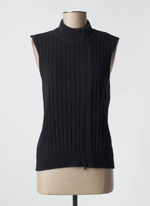 Gilet sans manche noir KNITWEAR pour femme