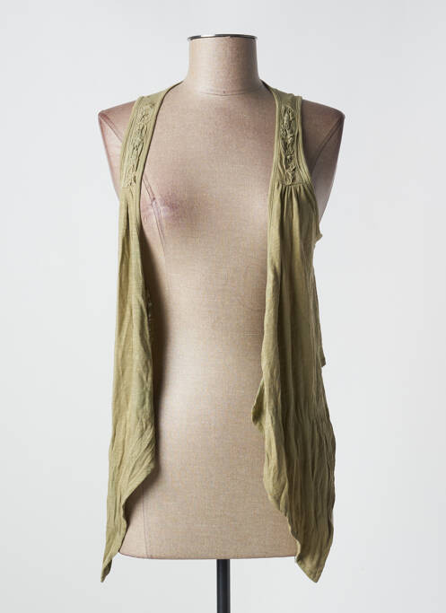 Gilet sans manche vert DE.CORP BY ESPRIT pour femme