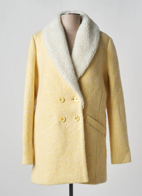 Manteau long jaune DEUX TWO pour femme