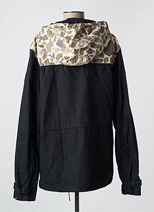 Parka manches longues a capuche noir TWO ANGLE femme