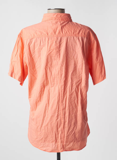 Chemisier manches courtes manches courtes orange TEDDY SMITH femme