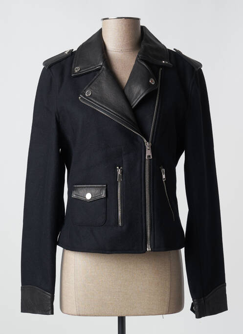 Veste en cuir noir OAKWOOD pour femme