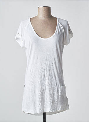 T-shirt stretch manches courtes blanc G STAR femme