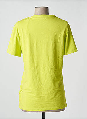 T-shirt sérigraphie manches courtes vert GUESS femme