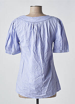 Blouse manches courtes manches courtes violet ICHI femme