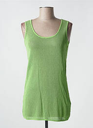 Tunique sans manche coupe cintrée vert LITTLE MARCEL femme