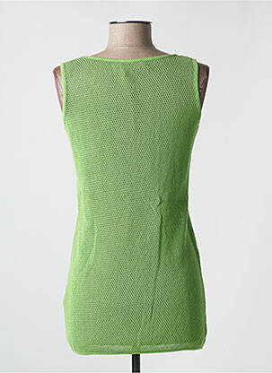 Tunique sans manche coupe cintrée vert LITTLE MARCEL femme