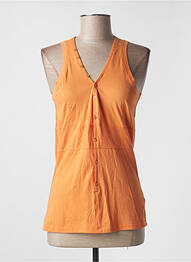 Débardeur col v sans manche orange G STAR femme
