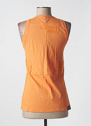 Débardeur col v sans manche orange G STAR femme