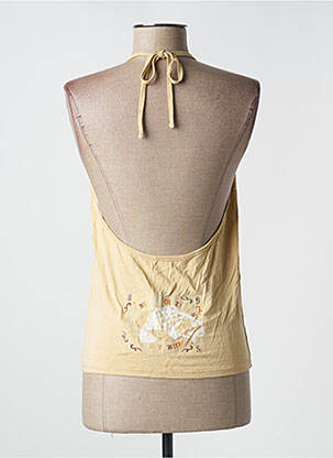 Top tissage jersey fines bretelles beige TEDDY SMITH femme