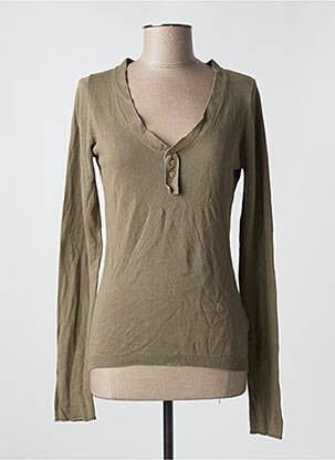 Pull vert TEDDY SMITH pour femme