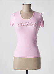 T-shirt rose GUESS BY MARCIANO pour femme seconde vue